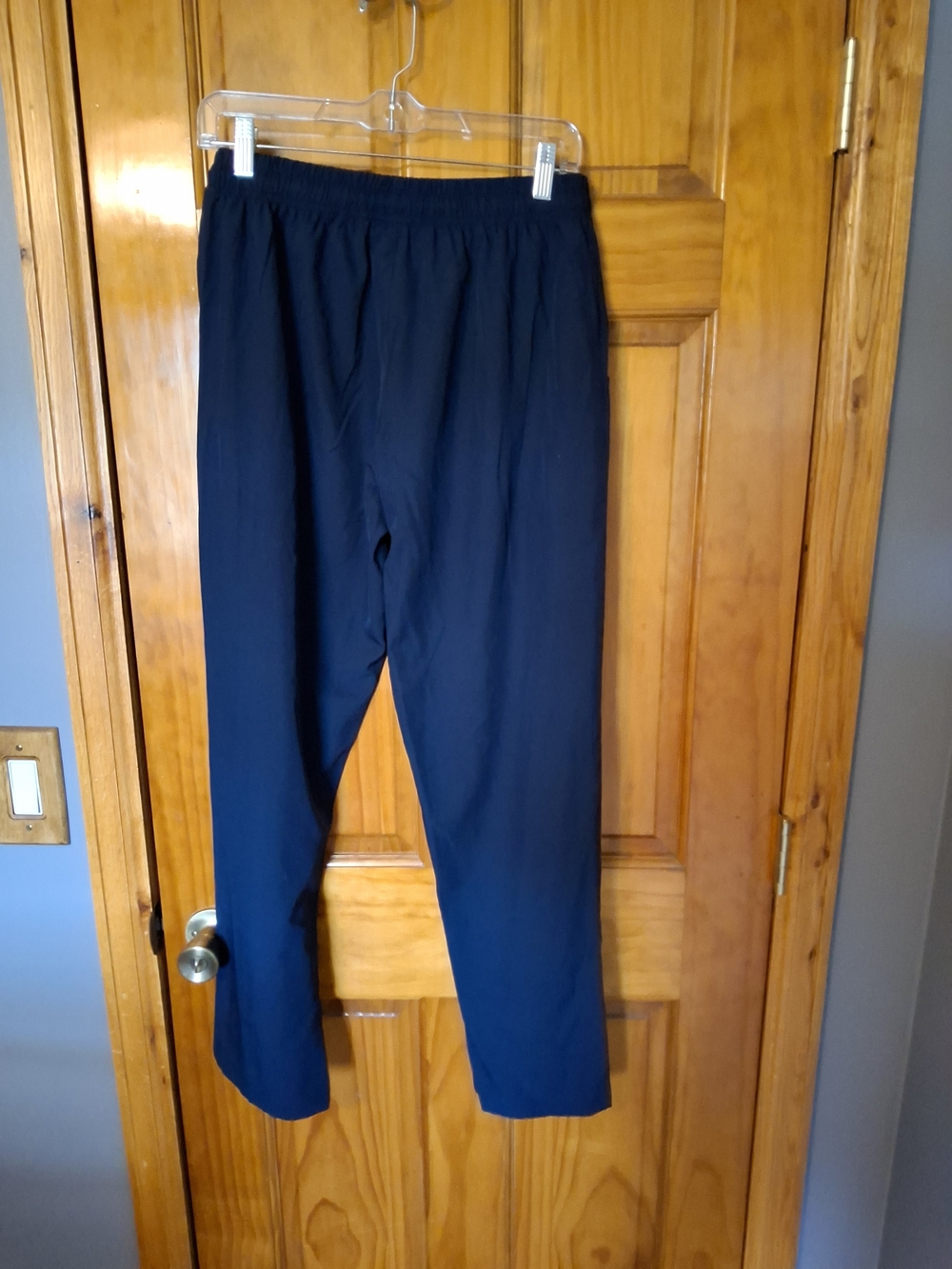Men's Blue Performance Drawstring Joggers - Picture 4 of 5